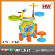 Neues Produkt Pädagogisches Musikinstrument Set Kinder Plastiktrommel Set Spielzeug